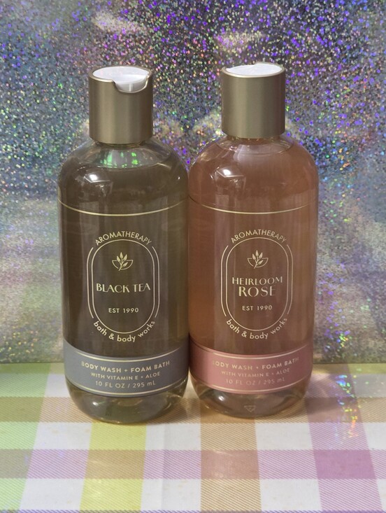 Bath & Body Works Other - Bath & Body Works Aromatherapy Black Tea & Heirloom Rose Body Wash Set NEW